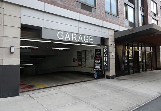 Parking garage at 550 West 45th Street